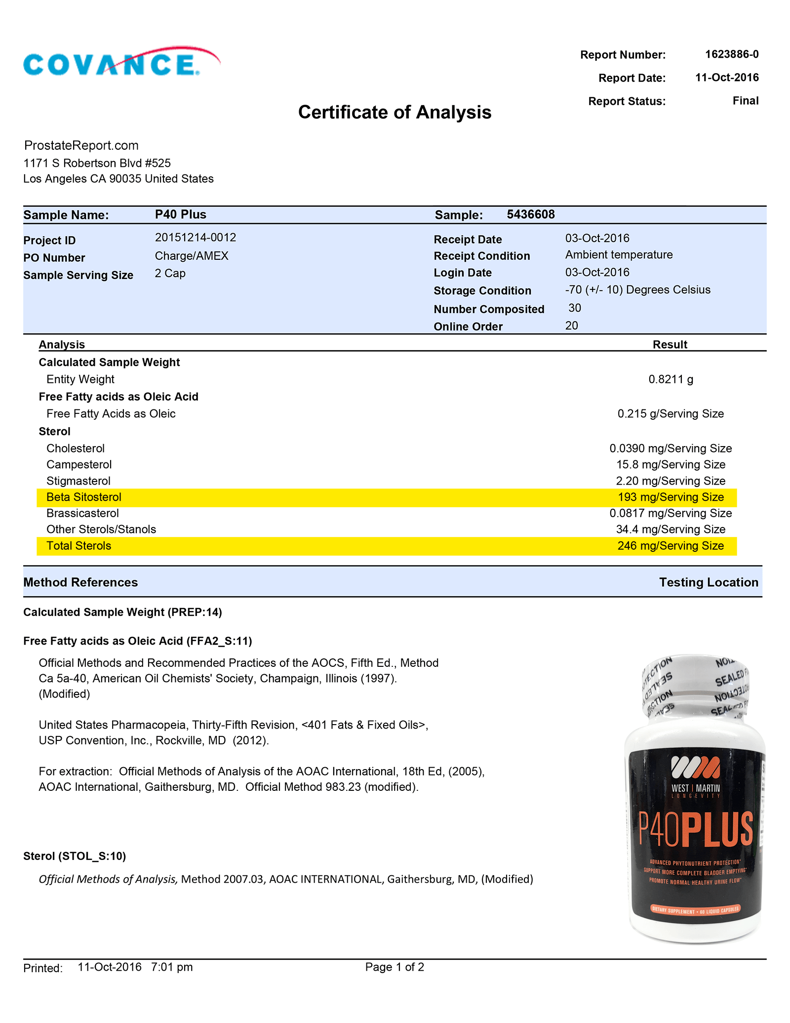 P40 Plus lab report 