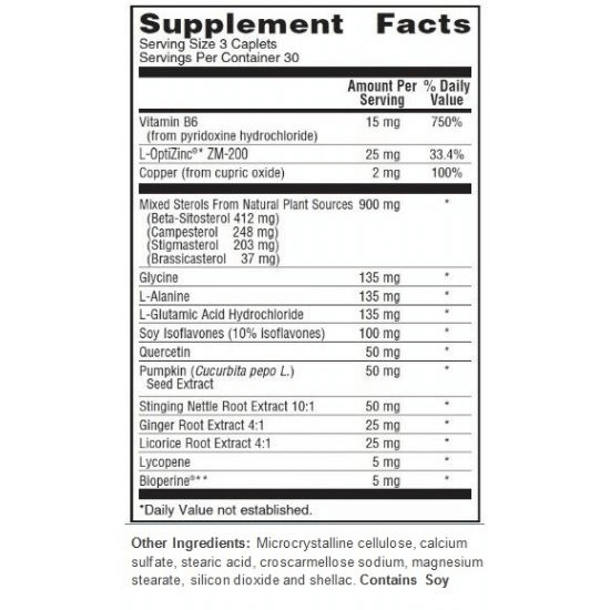 Prosterol supplement facts